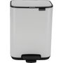 Brabantia Bo Treteimer Poubelle à pédale 4 L Blanc