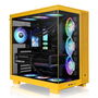 Thermaltake CA-11E-00M4WN-00 Boîtier PC View 380 XL TG ARGB Bumblebee Jaune