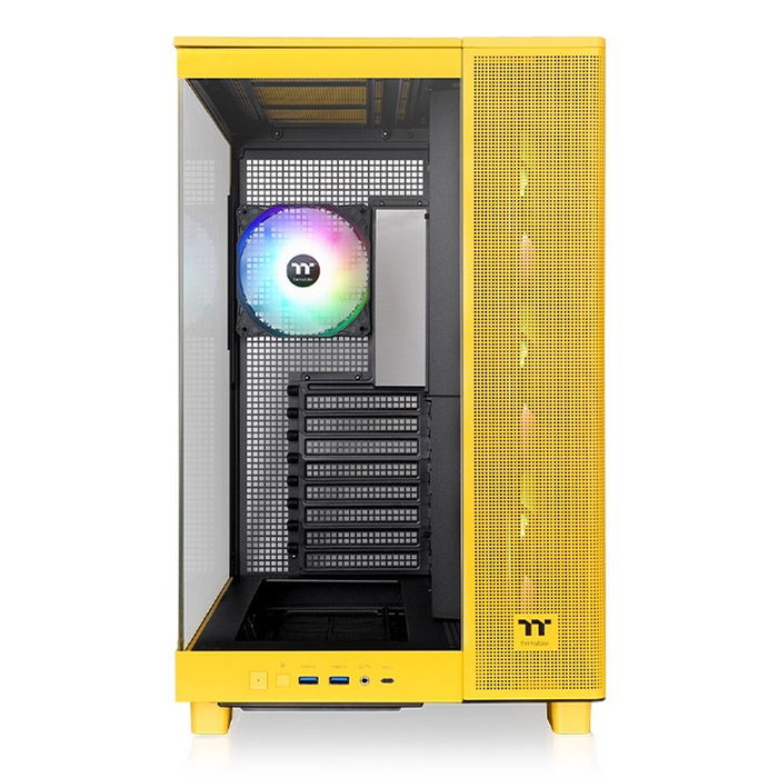 Thermaltake CA-11E-00M4WN-00 Boîtier PC View 380 XL TG ARGB Bumblebee Jaune