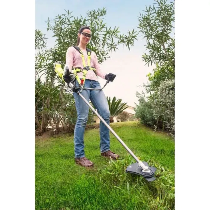 Ryobi RBC18X20B4F Débroussailleuse sans fil 18V ONE+, guidon, avec fil 1,6 mm et lame Tri-Arc™ 20 cm, batterie 4.0 Ah et chargeur rapide inclus