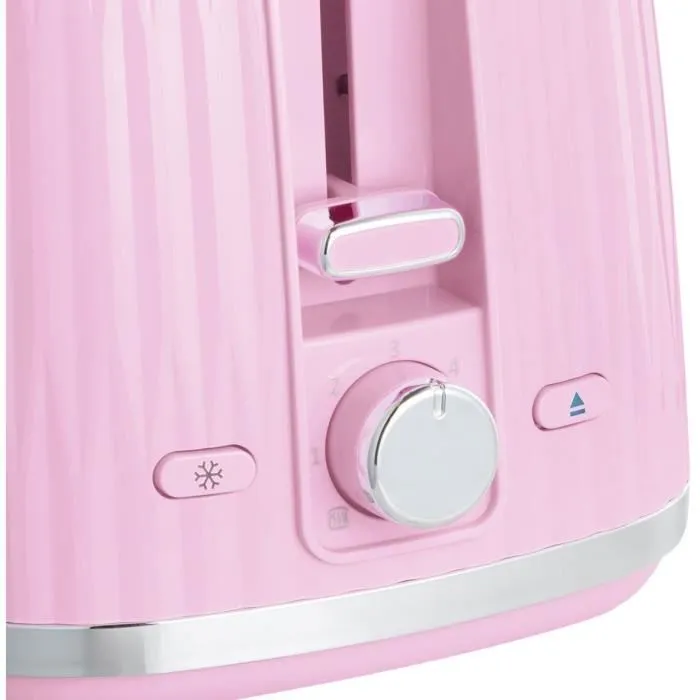 Russell Hobbs Grille-pain Eden 800 W, 2 fentes, couleur framboise