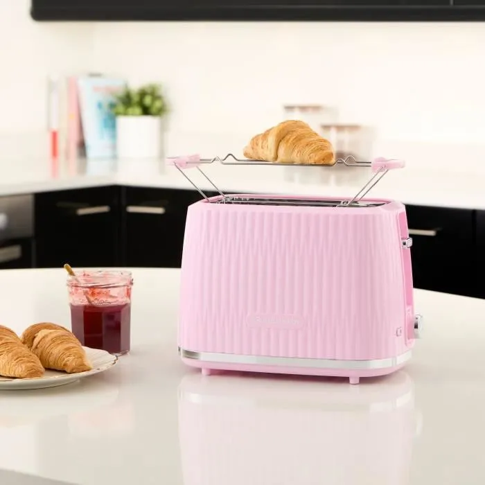 Russell Hobbs Grille-pain Eden 800 W, 2 fentes, couleur framboise