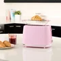 Russell Hobbs Grille-pain Eden 800 W, 2 fentes, couleur framboise