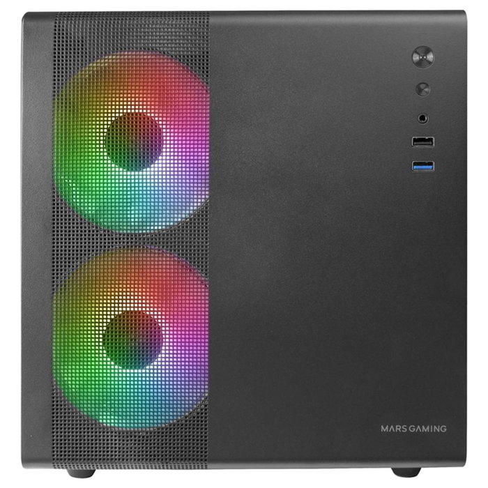 Mars Gaming Boîtier PC MC400 M - ATX MicroATX Mini-ITX Noir
