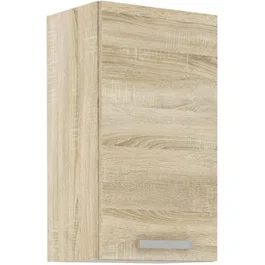 Meuble haut LASSEN 1 porte battante - Chêne sonoma - 40 x 31,6 x 72 cm