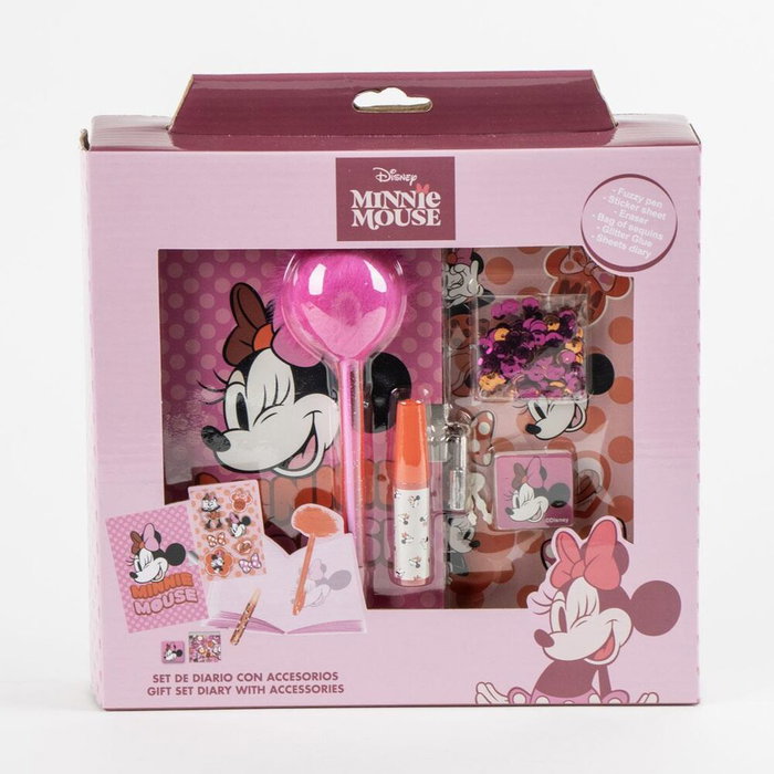 Disney Set Quotidien Minnie Mouse - Taille 23,5x25x5,5 cm