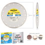 Wolfpack LINEA PROFESIONAL Disque diamant continu 230 mm