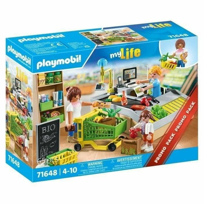 Playmobil Caisse de paiement supermarché My Life le shopping Promo Pack Playmobil Caisse de paiement supermarché My Life le shopping Promo Pack