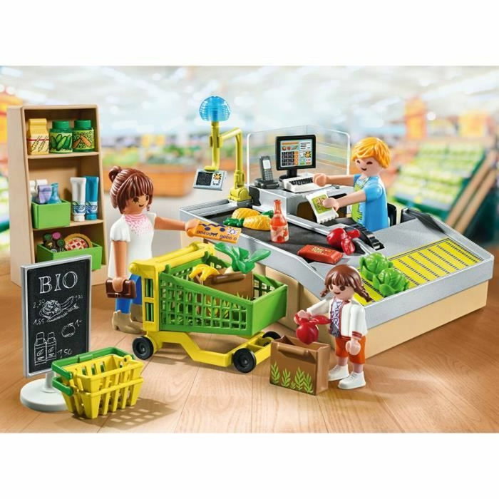 Playmobil Caisse de paiement supermarché My Life le shopping Promo Pack Playmobil Caisse de paiement supermarché My Life le shopping Promo Pack