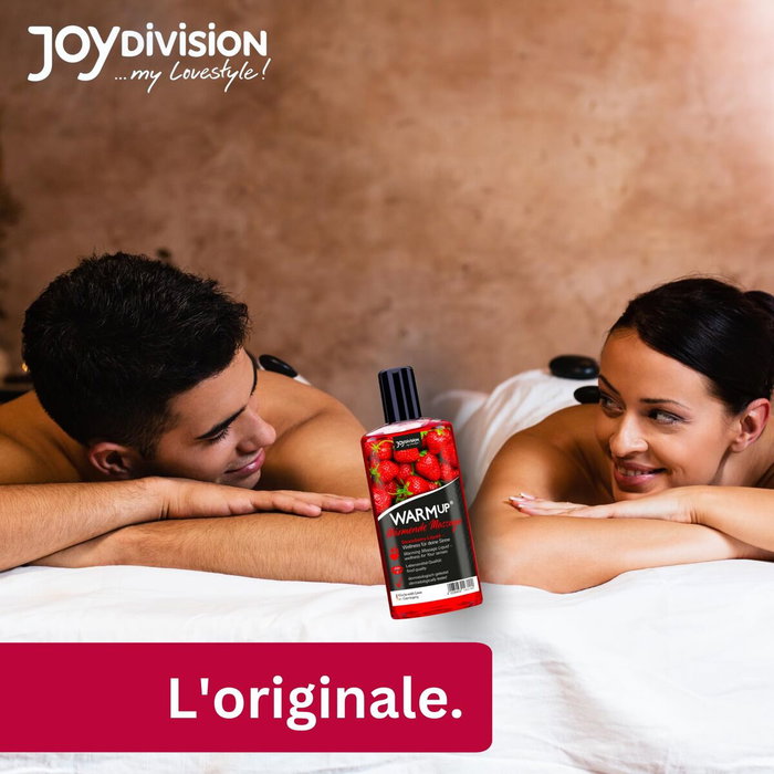 JOYDIVISION Huile de Massage Effet Chaleur Fraise