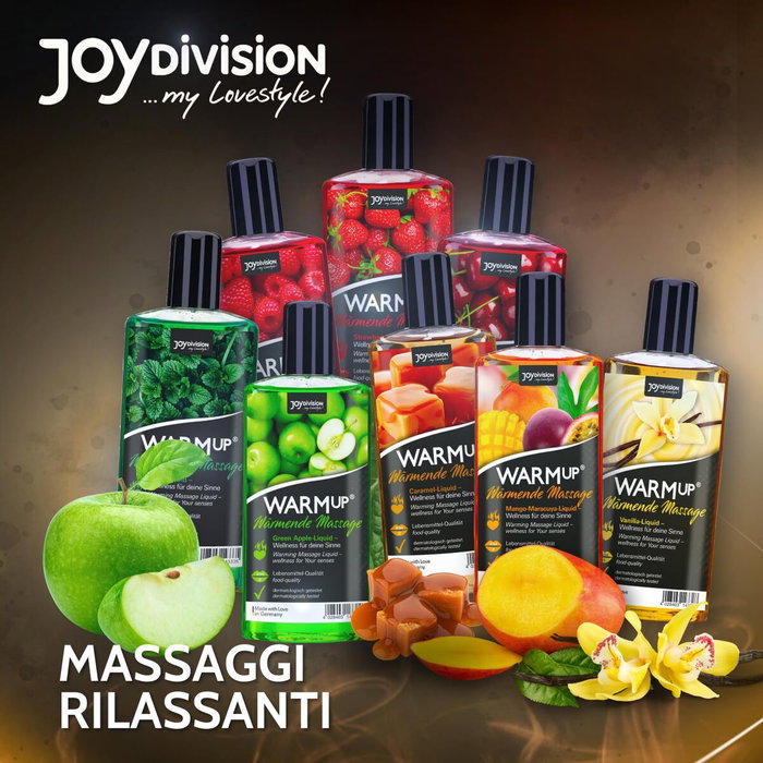 JOYDIVISION Huile de Massage Effet Chaleur Fraise