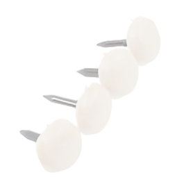 DUVER Paragolpe Goma Con Clavo Tiras 15U - 550 Especial Pour Machine Pneumatique, Blanc