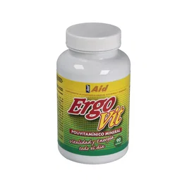JUST AID ERGOVIT Complément Polivitaminique et Minéral 90 capsules