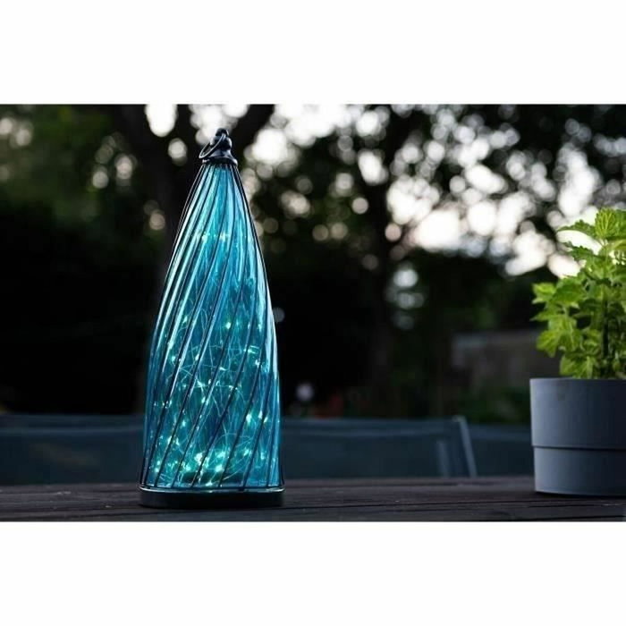 Garden Id Lanterne solaire Blue Dome Bleu Ø17 H40 cm