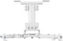 Vivolink Support de plafond professionnel blanc, 45 kg, 255 mm, 360°