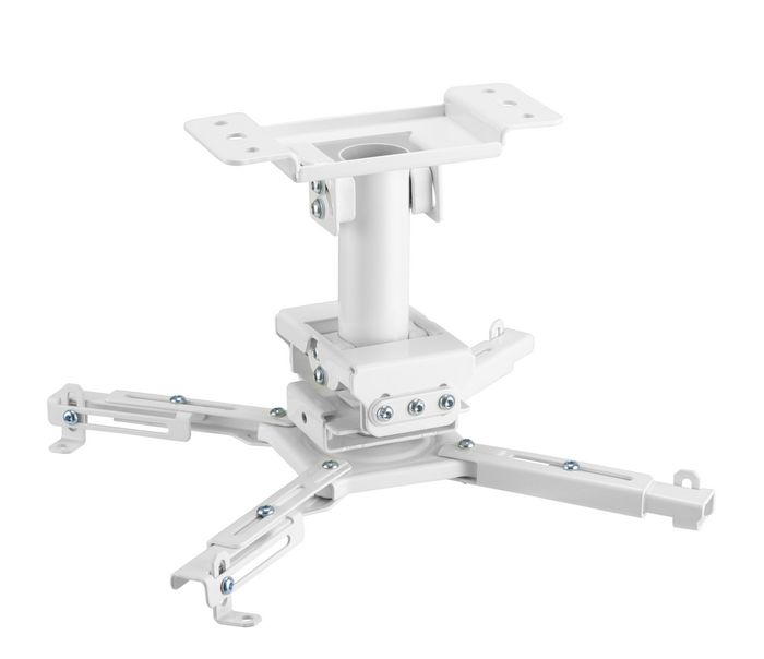 Vivolink Support de plafond professionnel blanc, 45 kg, 255 mm, 360° Vivolink Support de plafond professionnel blanc, 45 kg, 255 mm, 360°