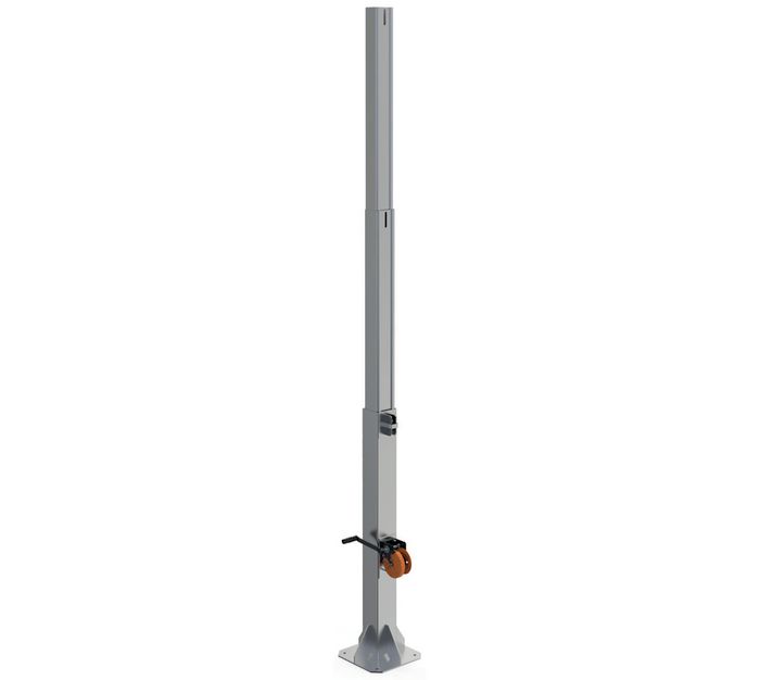 LOGON PROFESSIONAL RCCTV010 - Mât télescopique professionnel aluminium, fermé 2 m - déployé 4 m, charge maxi 30 kg, ancrage 40 cm, RAL7035 LOGON PROFESSIONAL RCCTV010 - Mât télescopique professionnel aluminium, fermé 2 m - déployé 4 m, charge maxi 30 kg, ancrage 40 cm, RAL7035