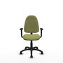 PIQUERAS Y CRESPO Chaise de bureau Algarra vert olive avec mécanisme de contact permanent