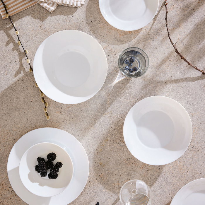 Luminarc Apy Vaisselle 18 Pièces - 6 Personnes en Verre Blanc Luminarc Apy Vaisselle 18 Pièces - 6 Personnes en Verre Blanc