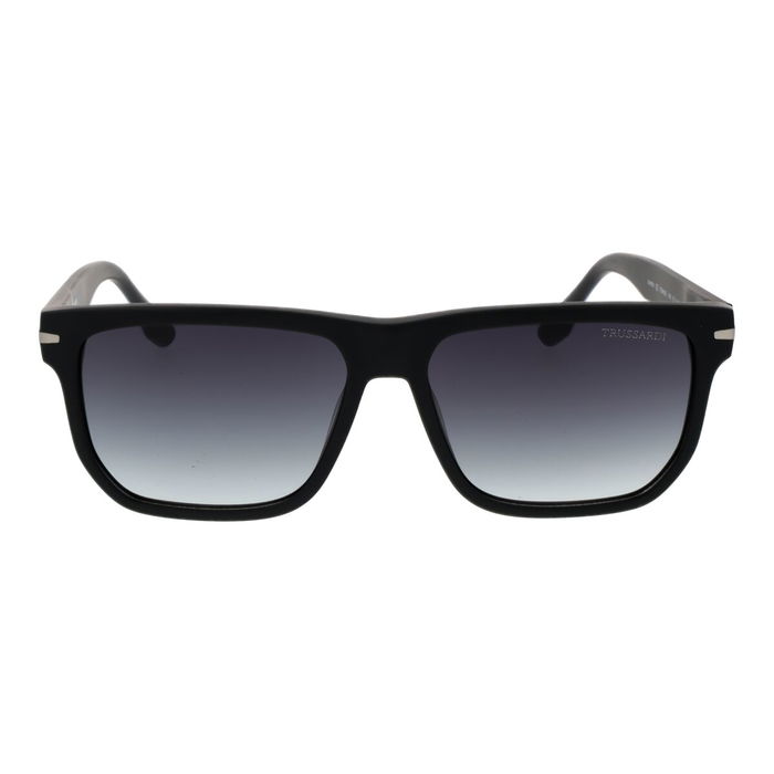 Lunettes de soleil Homme Trussardi TSM9002 57A02 Noir