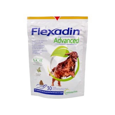 Vetoquinol Flexadin Advanced pour Chiens, Comprimés à mâcher Ucii, 30 comprimés Vetoquinol Flexadin Advanced pour Chiens, Comprimés à mâcher Ucii, 30 comprimés