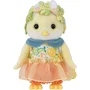 Sylvanian Families - La famille Oiseau Citrus - Set de 4 personnages articulés avec accessoires - Fruits et chariot - Pour enfants de 3 ans et plus