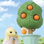 Sylvanian Families - Famille Pájaro Cítrico 5860 avec 4 figurines (maman et 3 bébés) et accessoires pour la collection