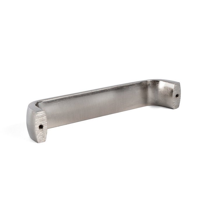 Herrajes Alk Tirador pour meuble en aluminium Adonis C160, longueur 170 mm, finition nickel satiné