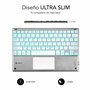 Clavier Bluetooth avec Support pour Tablette Subblim SUB-KBT-SMBT50 Argenté Espagnol Qwerty QWERTY