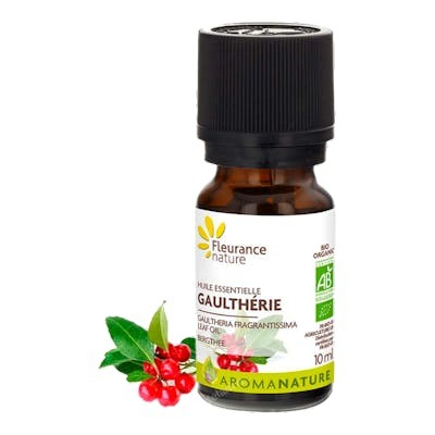 FLEURANCE NATURE Huile Essentielle de Gaulteria Bio 10ml - Articulations & Muscles FLEURANCE NATURE Huile Essentielle de Gaulteria Bio 10ml - Articulations & Muscles