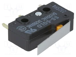 Aratas (Formerly Omron Components) Microcommutateur SNAP ACTION SS-5GLD avec levier SPDT