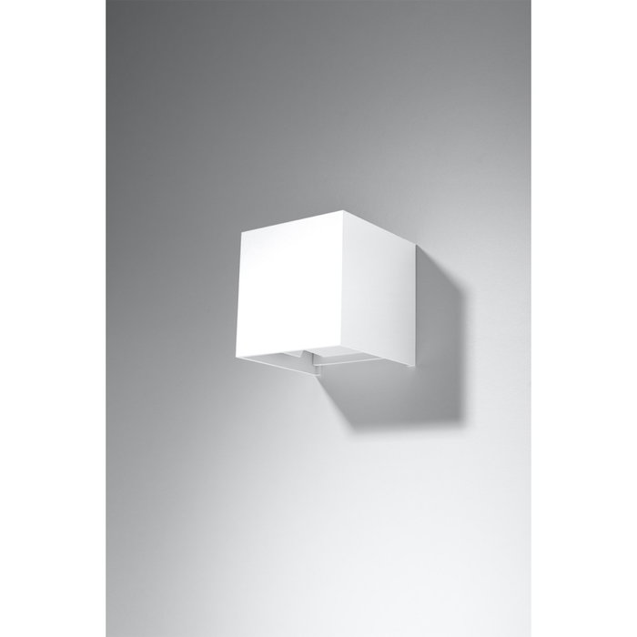 Applique murale Luca BOW carrée pour intérieur et extérieur [SOL-SL.0544]