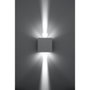 Applique murale Luca BOW carrée pour intérieur et extérieur [SOL-SL.0544]