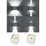 Applique murale Luca BOW carrée pour intérieur et extérieur [SOL-SL.0544]