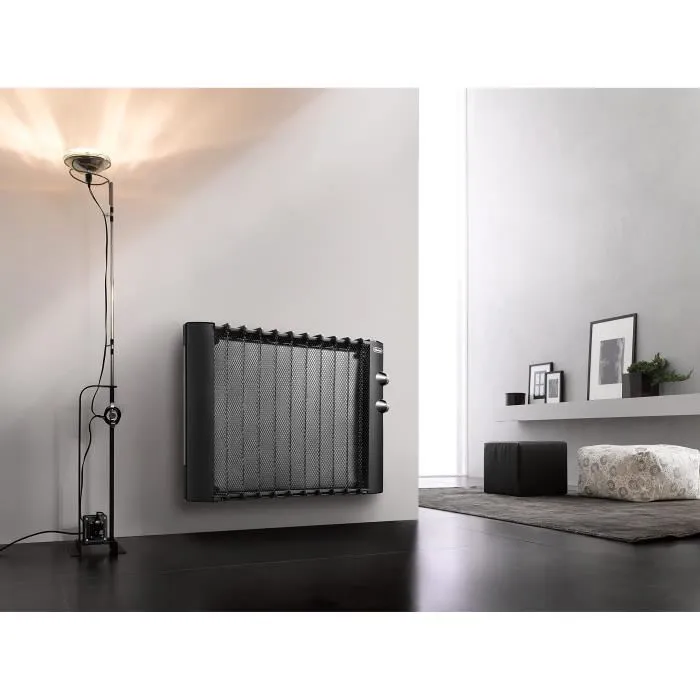 Delonghi HMP 1000 Radiant Électrique Mobile - 1000W - Noir