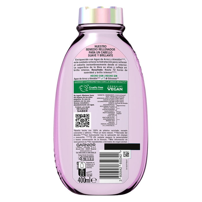 Garnier Shampoing à l'eau de riz Original Remedies 400 ml pour longueurs ternes