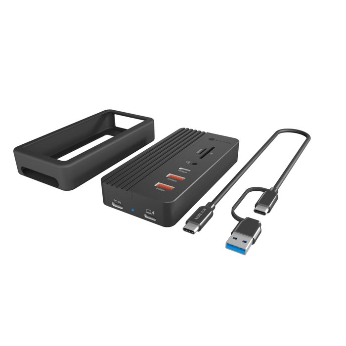 Icy IB-DK4072M-CU31 Station d'accueil USB-C 10-en-1 avec baie SSD M.2