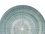 Vessia Assiette Plate Rayures Bleu 27 cm (Set de 24)