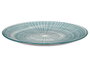 Vessia Assiette Plate Rayures Bleu 27 cm (Set de 24)