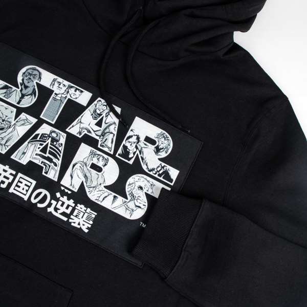 Cerdá Sudadera Homme Adulte Cotton Brushed Star Wars - Sweat à Capuche Noir - Taille XXL