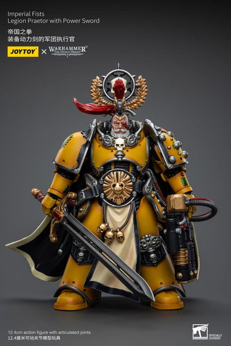 Warhammer The Horus Heresy figurine 1/18 Imperial Fists Legion Praetor with Power Sword 12 cm Warhammer The Horus Heresy figurine 1/18 Imperial Fists Legion Praetor with Power Sword 12 cm