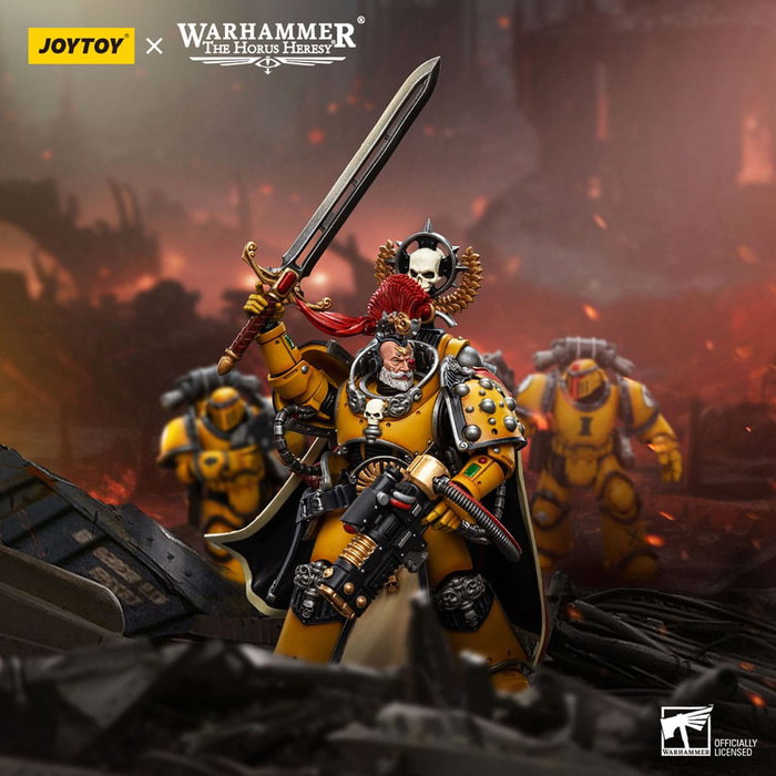 Warhammer The Horus Heresy figurine 1/18 Imperial Fists Legion Praetor with Power Sword 12 cm Warhammer The Horus Heresy figurine 1/18 Imperial Fists Legion Praetor with Power Sword 12 cm