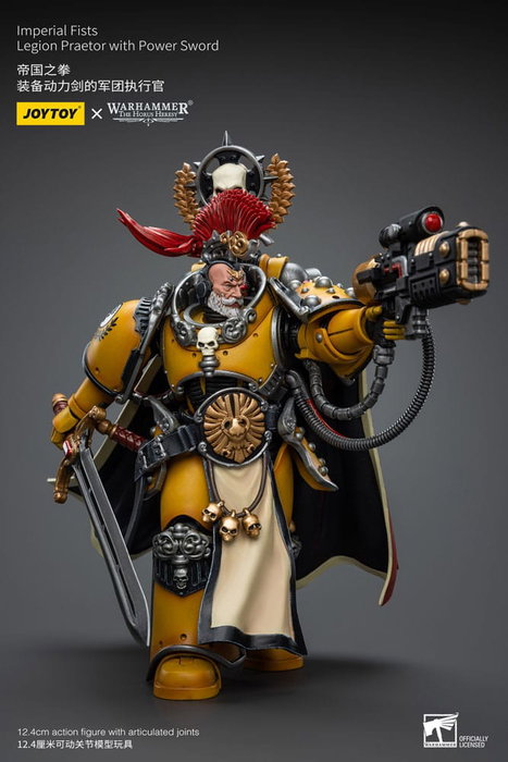 Warhammer The Horus Heresy figurine 1/18 Imperial Fists Legion Praetor with Power Sword 12 cm Warhammer The Horus Heresy figurine 1/18 Imperial Fists Legion Praetor with Power Sword 12 cm