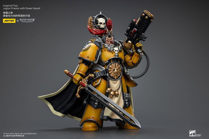 Warhammer The Horus Heresy figurine 1/18 Imperial Fists Legion Praetor with Power Sword 12 cm Warhammer The Horus Heresy figurine 1/18 Imperial Fists Legion Praetor with Power Sword 12 cm