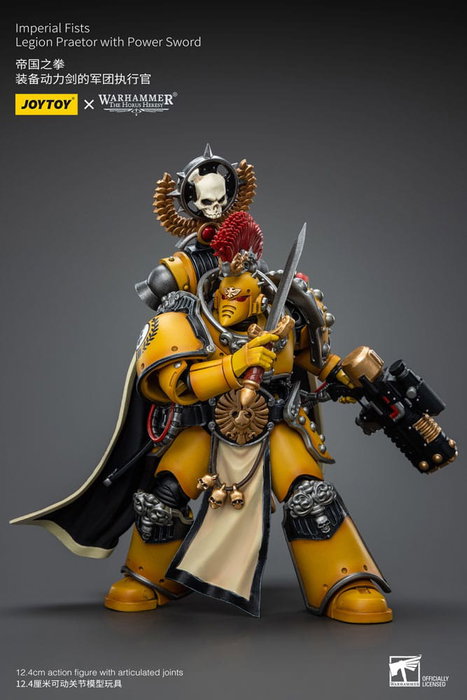 Warhammer The Horus Heresy figurine 1/18 Imperial Fists Legion Praetor with Power Sword 12 cm Warhammer The Horus Heresy figurine 1/18 Imperial Fists Legion Praetor with Power Sword 12 cm