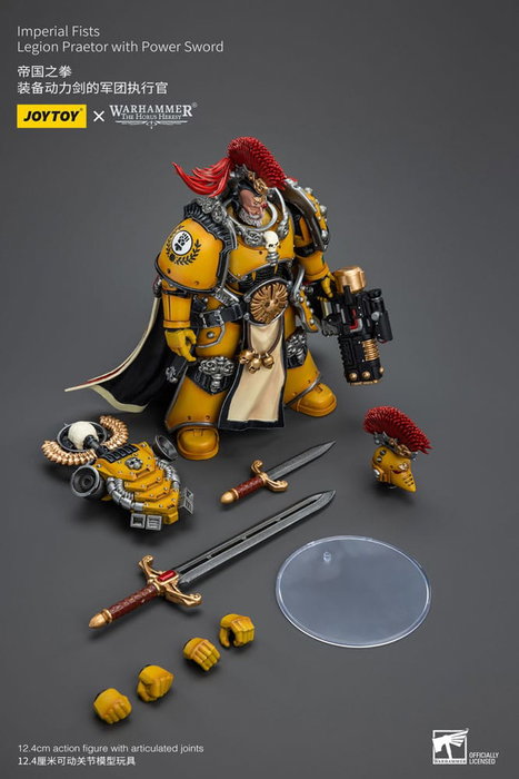 Warhammer The Horus Heresy figurine 1/18 Imperial Fists Legion Praetor with Power Sword 12 cm Warhammer The Horus Heresy figurine 1/18 Imperial Fists Legion Praetor with Power Sword 12 cm