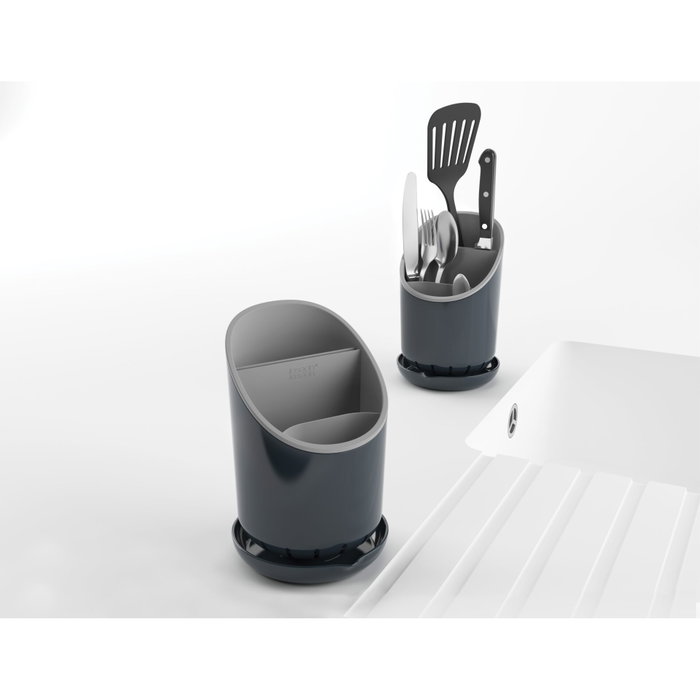 Joseph Joseph Dock Grey Cutlery Drainer Joseph Joseph Dock Grey Cutlery Drainer