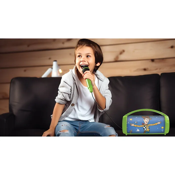 Lexibook Enceinte Bluetooth Toy Story Bleu avec Micro Karaoké