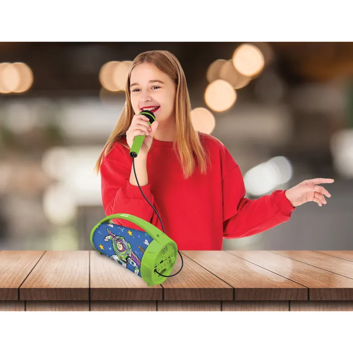 Lexibook Enceinte Bluetooth Toy Story Bleu avec Micro Karaoké