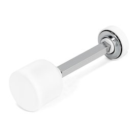 NUDA Muletilla de déverrouillage point Ø25 Cromo satinado